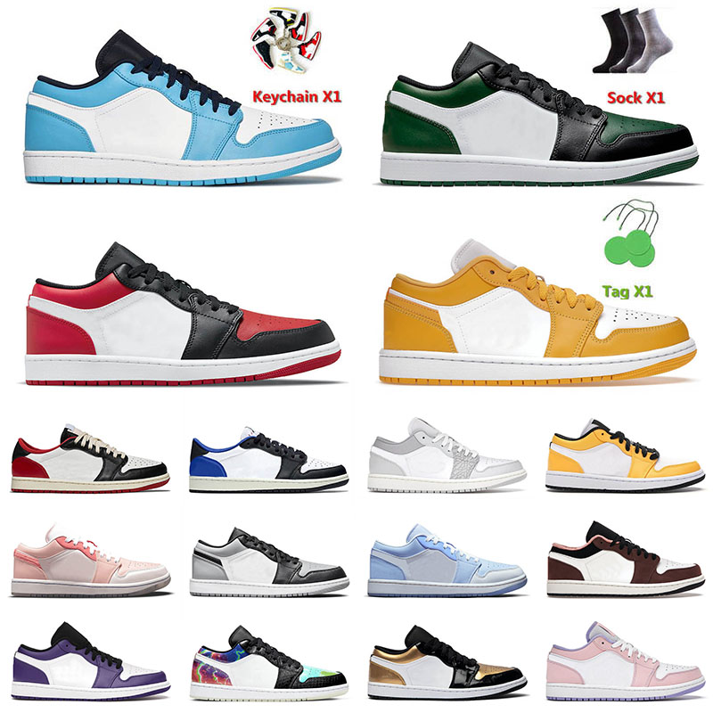 Basketball Shoes 1 1s Low Unc OG Jumpman Pine Green Jorden Retro Mocha Midghty Shadow Cactus Jack Arctic Punch Crimson Tint Sneakers Trainers, B35 36-40 arctic punch