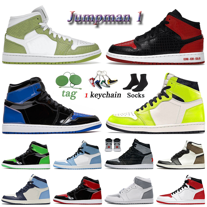 2022 Women Men Jumpman 1 Basketball Shoes 1s Green Python Bred Text Visionaire Patent Royal Blue Rebellionaire Banned Heritage Stealth Dark Mocha Trainers Sneakers, E23 obsidian 36-47
2022 Women Men Jumpman 1 Basketball Shoes 1s Green Python Bred Text Visionaire Patent Royal Blue Rebellionaire Banned Heritage Stealth Dark Mocha Trainers Sneakers, E23 obsidian 36-47