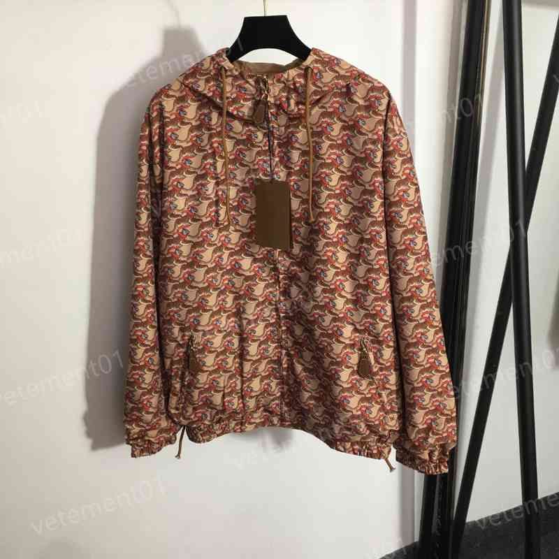 Luxury Womens Jackets Full-body Tiger-print Long-sleeve Hooded Trench Coat Reversible Zip-up Jacket Fashion Brand Designer Women Jacket
Luxury Womens Jackets Full-body Tiger-print Long-sleeve Hooded Trench Coat Reversible Zip-up Jacket Fashion Brand Designer Women Jacket