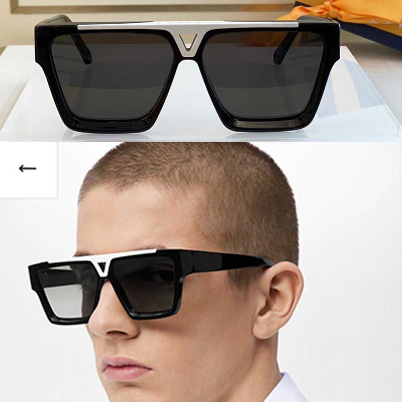 Designer Evidence Sunglasses Z1502E Acetate Frame Nose Bridge Cutout Design Fashion Classic Men's Sunglasses Black With White Gold UV400 Protection carry Case 
Designer Evidence Sunglasses Z1502E Acetate Frame Nose Bridge Cutout Design Fashion Classic Men's Sunglasses Black With White Gold UV400 Protection carry Case