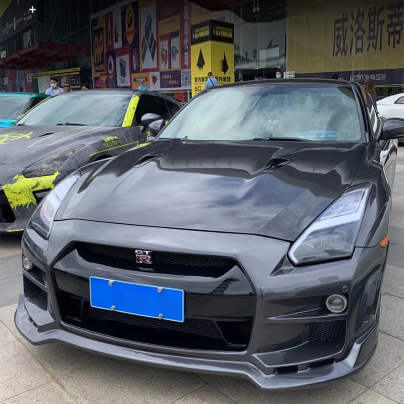 All LED Head Lamp For Nissan GT-R Valenti LED Headlight 2009-17 GTR DRL Turn Signal High Beam Angel Eye Projector Lens