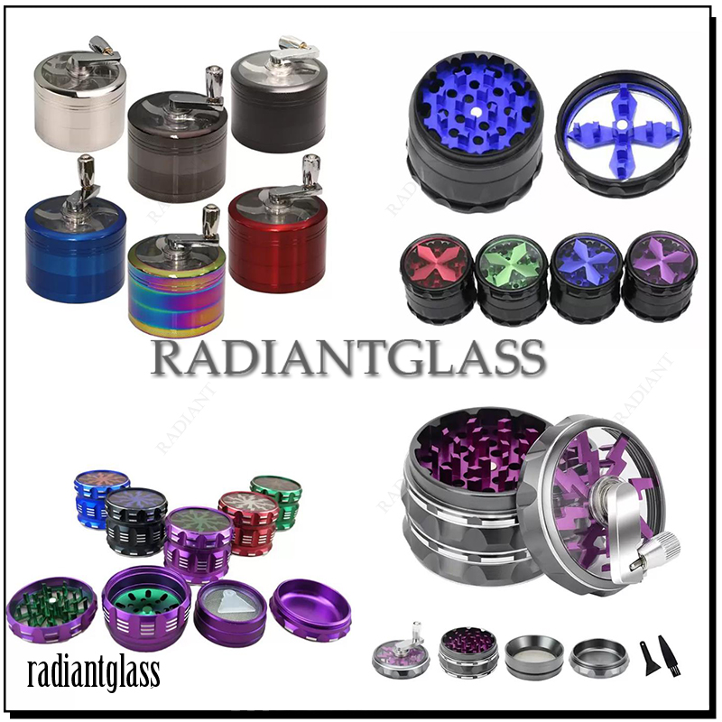 Smoking Herb Grinders Four Layers Aluminium Alloy material 100% Metal dia 63mm 6 styles With Clear Top Window Lighting Tobacco Grinder
Smoking Herb Grinders Four Layers Aluminium Alloy material 100% Metal dia 63mm 6 styles With Clear Top Window Lighting Tobacco Grinder
