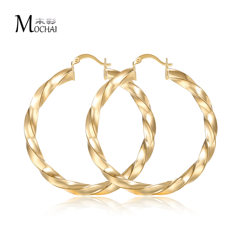 Personality Super ropes Big Circles Hoop Earrings Twisted For Women Fashion Gold color Jewelry Trendy gift ZK30 50mm 220716
Personality Super ropes Big Circles Hoop Earrings Twisted For Women Fashion Gold color Jewelry Trendy gift ZK30 50mm 220716