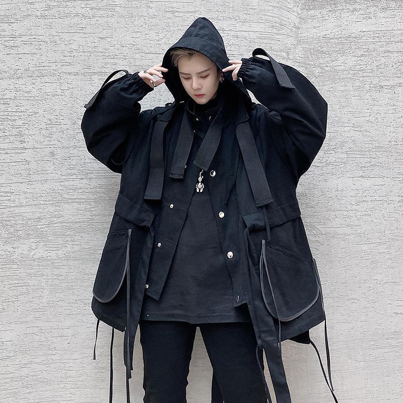 Men's Down & Parkas 2022 Hip Hop Techwear Winter Jacket Ribbons Multi Pockets Oversized Coat Korean Style Streetwear Manteau Homme Guin22, Black
Men's Down & Parkas 2022 Hip Hop Techwear Winter Jacket Ribbons Multi Pockets Oversized Coat Korean Style Streetwear Manteau Homme Guin22, Black