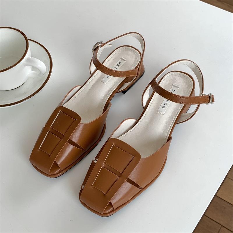 Sandals Woman Summer 2022 Leather Thick Heel Buckle Designer Brand Women's Shoes High Quality Fashion Sandal PlatformSandals, Beige
Sandals Woman Summer 2022 Leather Thick Heel Buckle Designer Brand Women's Shoes High Quality Fashion Sandal PlatformSandals, Beige