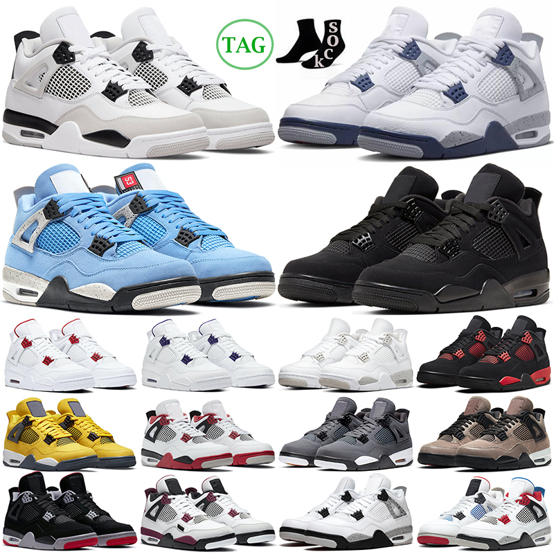4 4s Retro Basketball Shoes Military Black Cats Midnight Navy University Blue Bred Sail White Oreo Cactus Jack Mens Trainers Outdoor Sports Sneakers, 4s midnight navy
4 4s Retro Basketball Shoes Military Black Cats Midnight Navy University Blue Bred Sail White Oreo Cactus Jack Mens Trainers Outdoor Sports Sneakers, 4s midnight navy