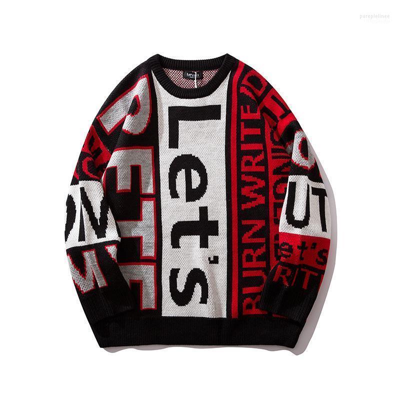 Autumn 2022 Hip Hop Big Letter Sweaters Men Men, Multi 
Autumn 2022 Hip Hop Big Letter Sweaters Men Men, Multi