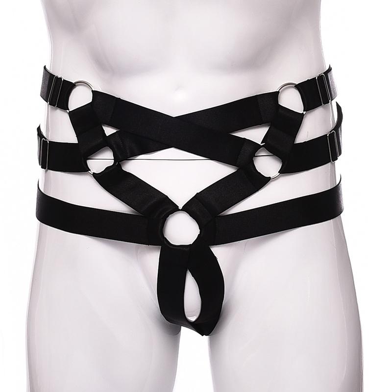 Garters Mens Lingerie Sexy Panties Harness Adjustable T-Back Thong Goth Underwear G-String Briefs Pouch Hole Crotchless Sissy UnderpantsGart, White
Garters Mens Lingerie Sexy Panties Harness Adjustable T-Back Thong Goth Underwear G-String Briefs Pouch Hole Crotchless Sissy UnderpantsGart, White