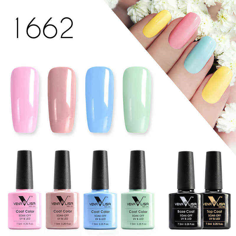 NXY Nail Gel Art Soak Off Polish Set Uv Led Color Topcoat Manicure Wholesale Lacquer Base 0328