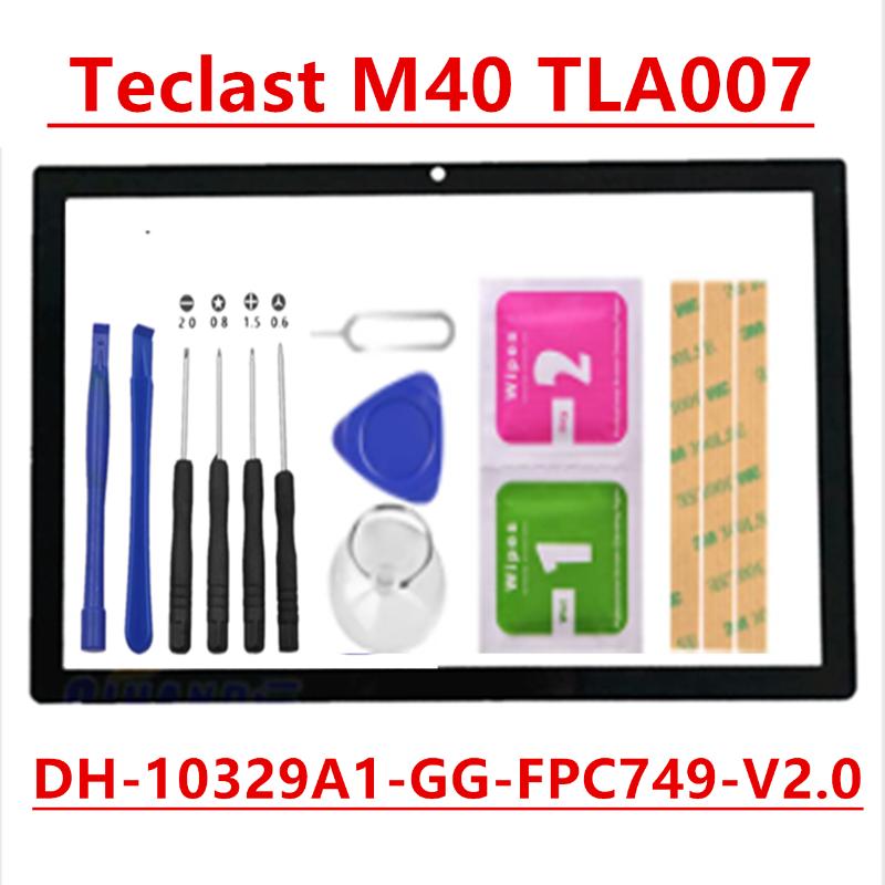 Tablet PC Screens 2.5D Teclast M40 TLA007 Touch LCD Screen Panel Digitizer Sensor Replacement With Tools