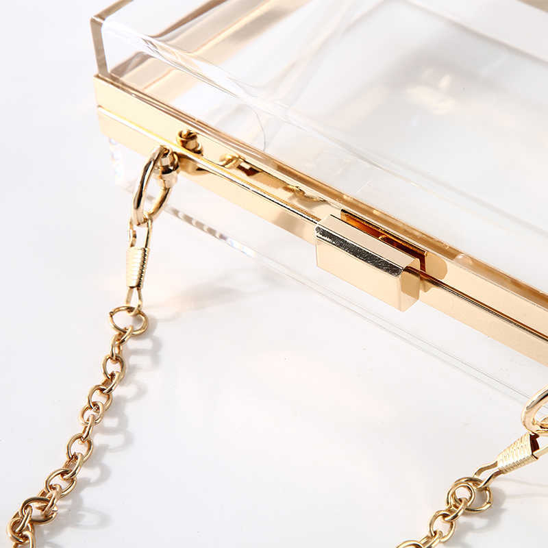 Factory Retaill Whole handmade acrylic evening bag translucent clutch purse for weddingbanquetpartyporm more colors