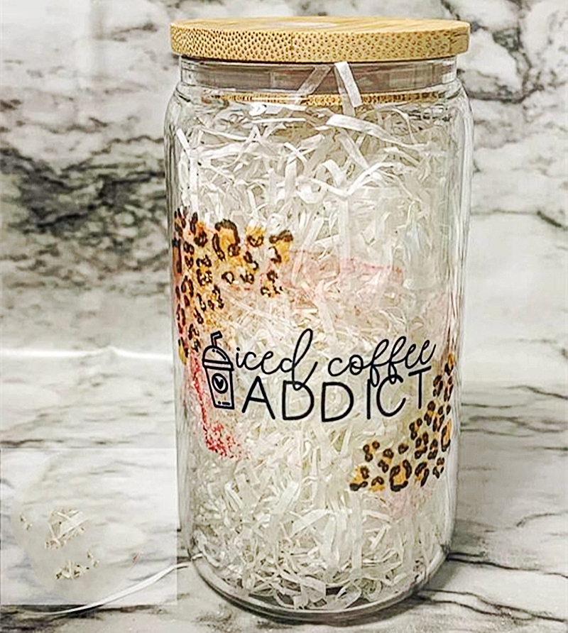 12oz/16oz Glass Tumbler Froste Can Shaped Beer Mug Sublimation Glasses Milk Cup With Wooden Lid and Reusable Straw Portable Wine Jar B4, Frosted
12oz/16oz Glass Tumbler Froste Can Shaped Beer Mug Sublimation Glasses Milk Cup With Wooden Lid and Reusable Straw Portable Wine Jar B4, Frosted