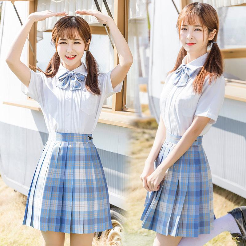 Clothing Sets Harajuku High School Cosplay Costumes Student Girls Pleated Skirt Suit Japanese Korean JK Woman Uniform Anime SkirtClothing, Short sleeve blouse
Clothing Sets Harajuku High School Cosplay Costumes Student Girls Pleated Skirt Suit Japanese Korean JK Woman Uniform Anime SkirtClothing, Short sleeve blouse