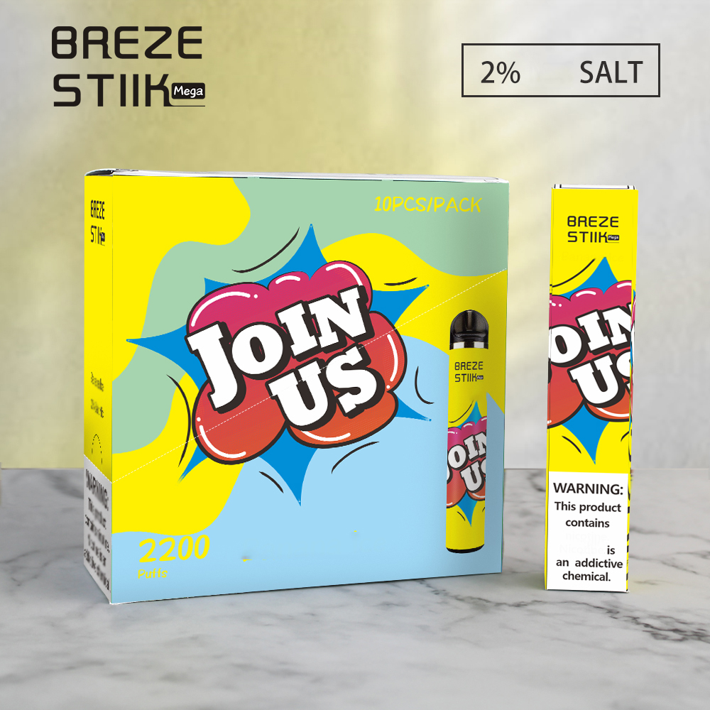 2022 Breze Stiik Box Pro Mega 2% Disposable E Cigarettes Device 800mAh 950mah Battery 2200 Puffs 5000puffs 6ml 12ml Pods Vapor 6 Colors Authentic Rechargeable
2022 Breze Stiik Box Pro Mega 2% Disposable E Cigarettes Device 800mAh 950mah Battery 2200 Puffs 5000puffs 6ml 12ml Pods Vapor 6 Colors Authentic Rechargeable