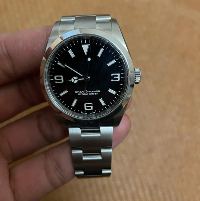 Mens Wristwatches Automatic Mechanical Ceramics Watches 40mm High Quality Explorer Full Stainless Steel Wristwatches Sapphire Luminous Watch Business Montre, 6#
Mens Wristwatches Automatic Mechanical Ceramics Watches 40mm High Quality Explorer Full Stainless Steel Wristwatches Sapphire Luminous Watch Business Montre, 6#