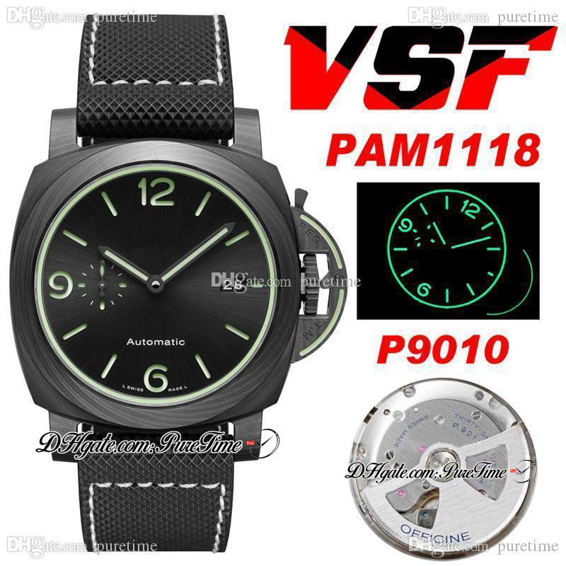 VSF 44mm VS1118 P.9010 P9010 Luminous Trilogy Automatic Mens Watch Carbon Fiber Case Black Dial Green Markers Nylon Sportech Strap Super Edition PTPM Puretime
VSF 44mm VS1118 P.9010 P9010 Luminous Trilogy Automatic Mens Watch Carbon Fiber Case Black Dial Green Markers Nylon Sportech Strap Super Edition PTPM Puretime