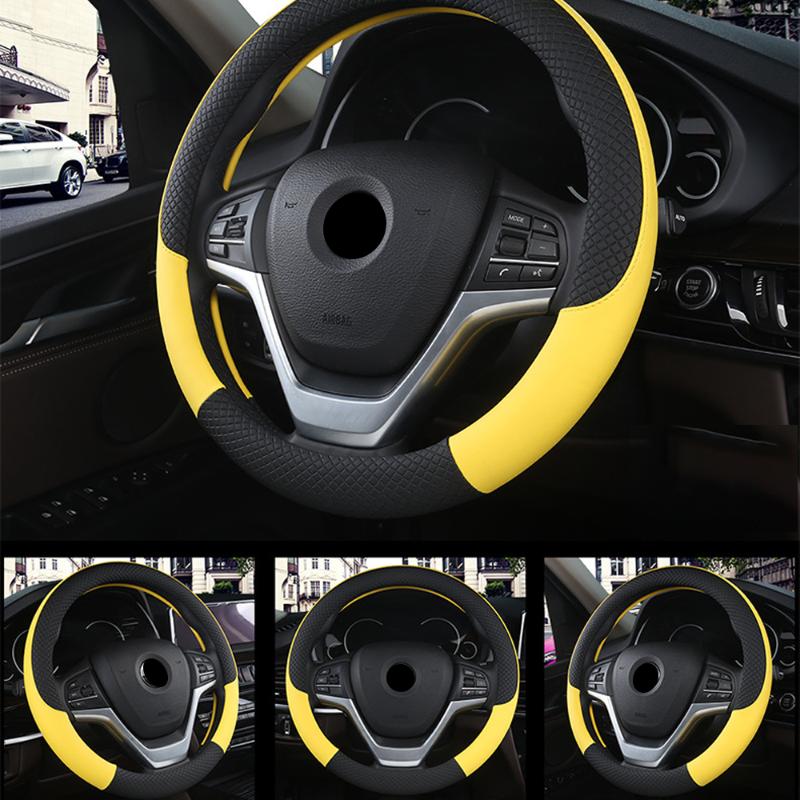 Steering Wheel Covers Leather Car Cover Anti-Slip For Changan CS95 CS85 CS75 CS55 CS35 CS15 EADO Auto AccessoriesSteering
Steering Wheel Covers Leather Car Cover Anti-Slip For Changan CS95 CS85 CS75 CS55 CS35 CS15 EADO Auto AccessoriesSteering