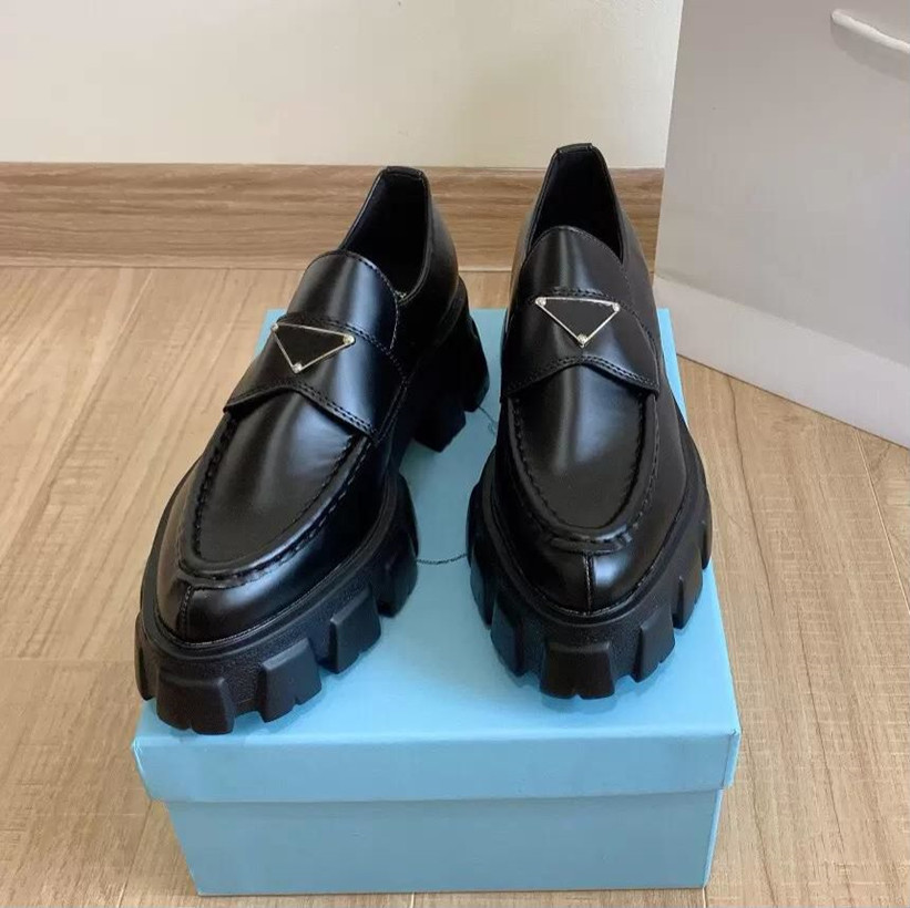 Famous Brand Lug Sole Monolith Loafers Shoes Women Moccasins Black White Leather Casual Lady Girls Platform Sneakers Luxury Footwear Comfort Walking EU35-40 BOX
Famous Brand Lug Sole Monolith Loafers Shoes Women Moccasins Black White Leather Casual Lady Girls Platform Sneakers Luxury Footwear Comfort Walking EU35-40 BOX