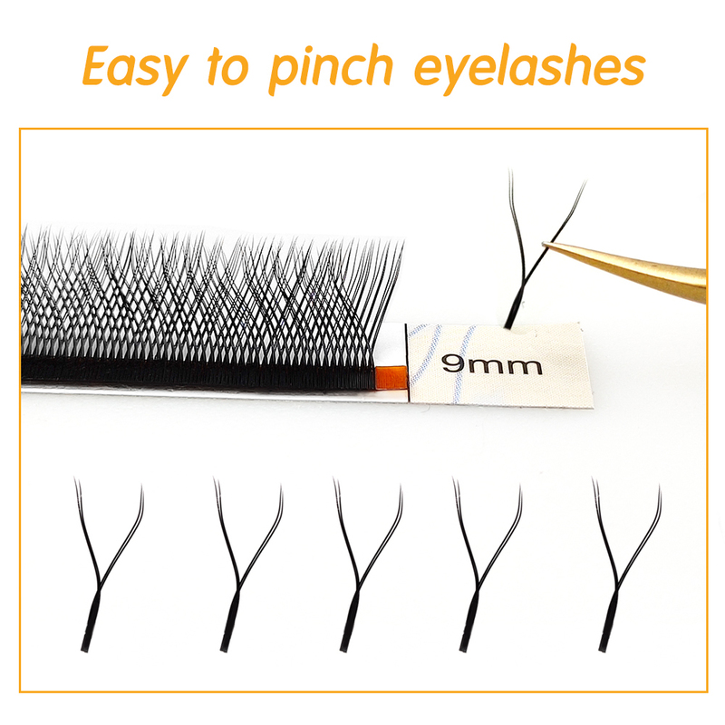 LAKANAKU YY Shape Volume Lashes Y Eyelash Extensions Cilia and Brazilian Cashmere Mink Cilios 220524