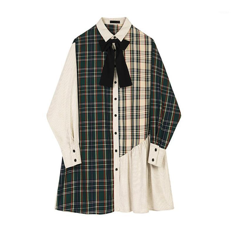 Temperament Patchwork Plaid Dress For Women Lapel Long Sleeve Loose Shirt Dresses Female 2022 Autumn Fashion Clothing C674 Casual, Aspicture
Temperament Patchwork Plaid Dress For Women Lapel Long Sleeve Loose Shirt Dresses Female 2022 Autumn Fashion Clothing C674 Casual, Aspicture
