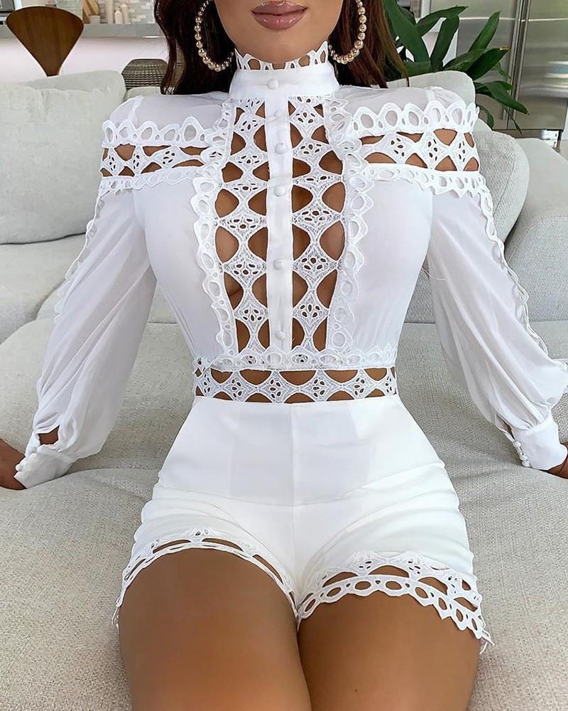 Women' Jumpsuits & Rompers Imcute Sexy Party Jumpsuit Women Summer Autumn Long Sleeve Hollow Out Nightclub Overall Skinny Playsuits Macacao
Women' Jumpsuits & Rompers Imcute Sexy Party Jumpsuit Women Summer Autumn Long Sleeve Hollow Out Nightclub Overall Skinny Playsuits Macacao