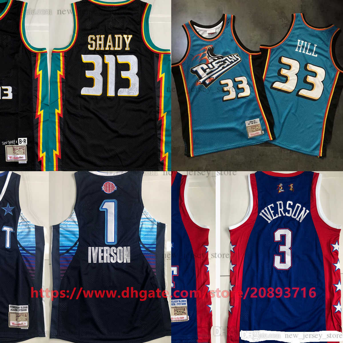 Mitchell and Ness Authentic Embroidery Basketball 313EminemJerseys Jerseys Retro Digital Print 1998-99 #33 GrantHill Jersey 2009all-star 1 AllenIverson, Authenticstitched
Mitchell and Ness Authentic Embroidery Basketball 313EminemJerseys Jerseys Retro Digital Print 1998-99 #33 GrantHill Jersey 2009all-star 1 AllenIverson, Authenticstitched