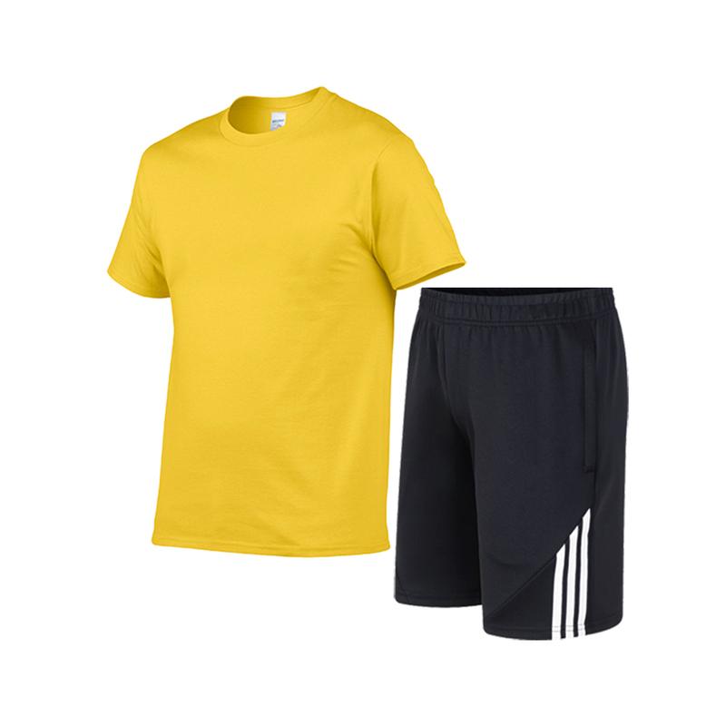 Men' Tracksuits Summer Men' Set Short-Sleeved Shorts T-shirt 2-Piece Casual Sportswear Loose Five-Point Pants Fashion Running T-ShirtM
Men' Tracksuits Summer Men' Set Short-Sleeved Shorts T-shirt 2-Piece Casual Sportswear Loose Five-Point Pants Fashion Running T-ShirtM