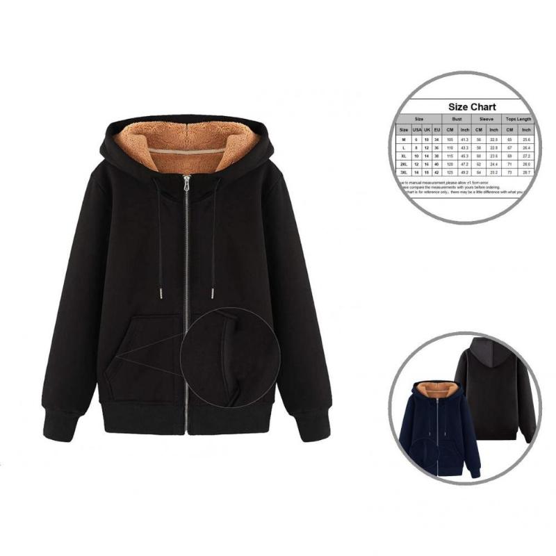 Women's Hoodies & Sweatshirts Pure Color Loose-fitting Hoodie Women Coat Streetwear All MatchWomen's, Black
Women's Hoodies & Sweatshirts Pure Color Loose-fitting Hoodie Women Coat Streetwear All MatchWomen's, Black