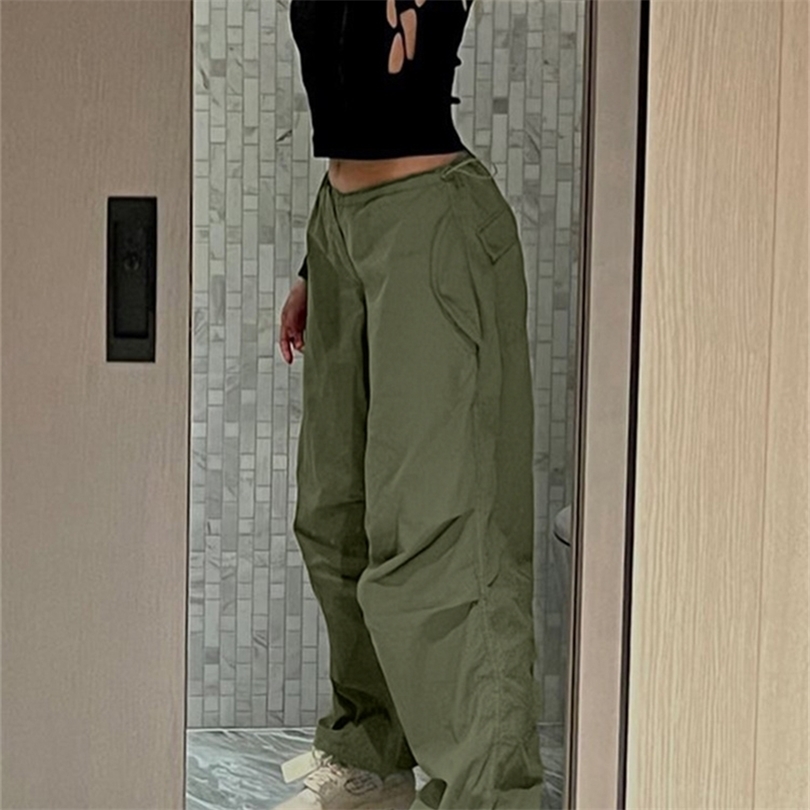 Cuteandpsycho Streetwear Joggers Baggy Trousers Loose Wide Leg Women Punk Sweatpants Chic Solid Fashion Vintage Pants Casual Y2K 220812, Khaki-2
Cuteandpsycho Streetwear Joggers Baggy Trousers Loose Wide Leg Women Punk Sweatpants Chic Solid Fashion Vintage Pants Casual Y2K 220812, Khaki-2