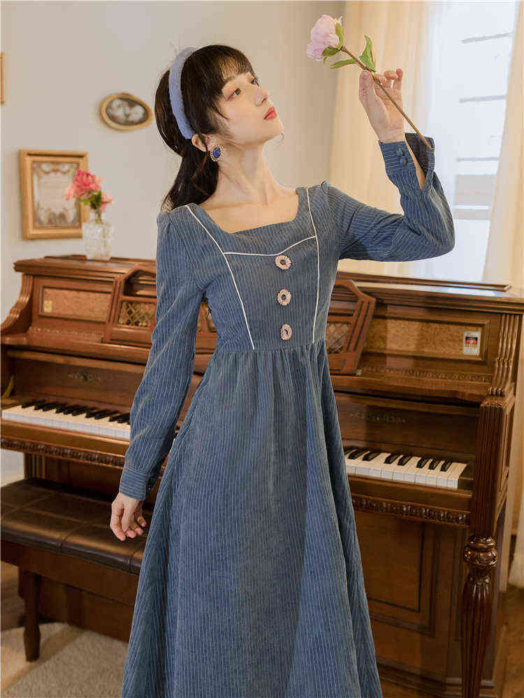 Autumn Long Sleeves Maternity Corduroy Breastfeeding Dress Postpartum Woman Zip Breastfeeding Dress Office Lady Clothes Nursing J220628