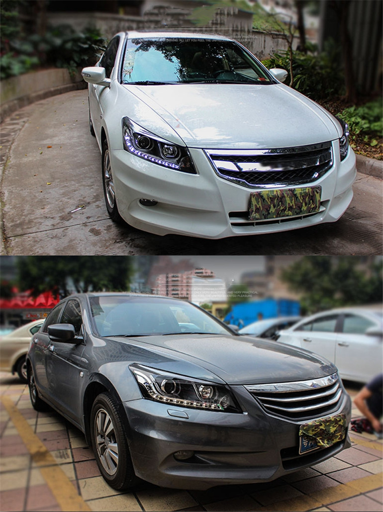 Auto Parts Head Lights For Accord LED Headlight 2008-2012 Headlights Honda LED Dynamic Turn Signal High Beam Daytime Light