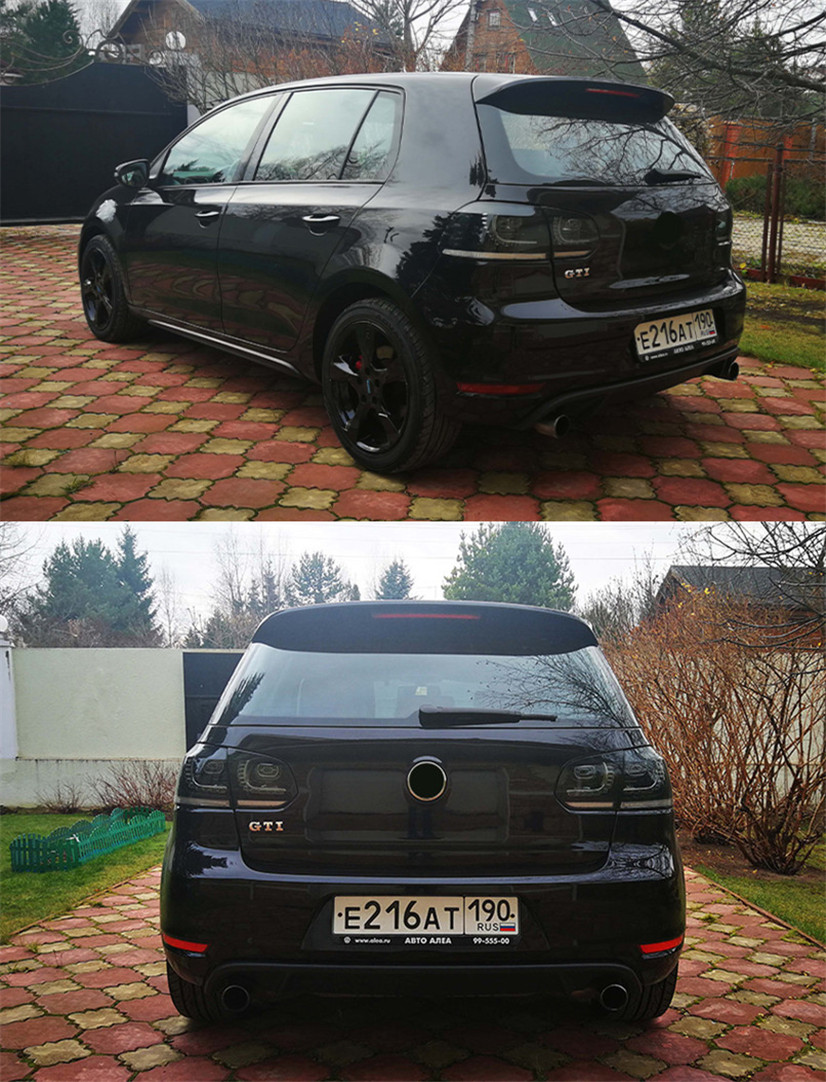 Cars Tail Light For VW Golf 6 Golf6 MK6 R20 2009-2012 Taillights LED DRL Running Lights Fog Lights Dynamic Signal Lamp