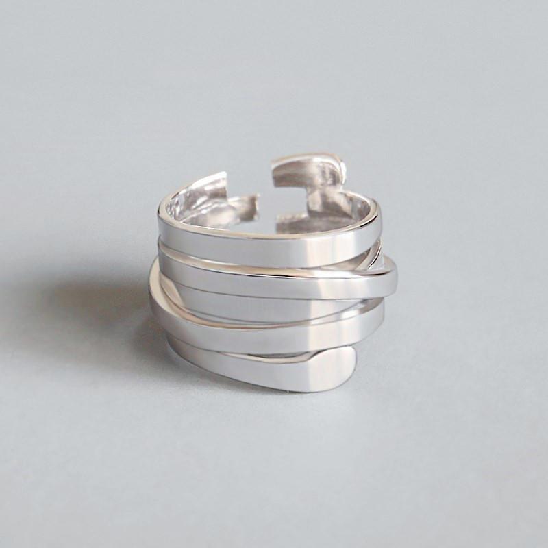 Wedding Rings Fashion Design High Polish Multilayer Twist Winding Opening Thai Silver Color Ring JewelryWedding
Wedding Rings Fashion Design High Polish Multilayer Twist Winding Opening Thai Silver Color Ring JewelryWedding