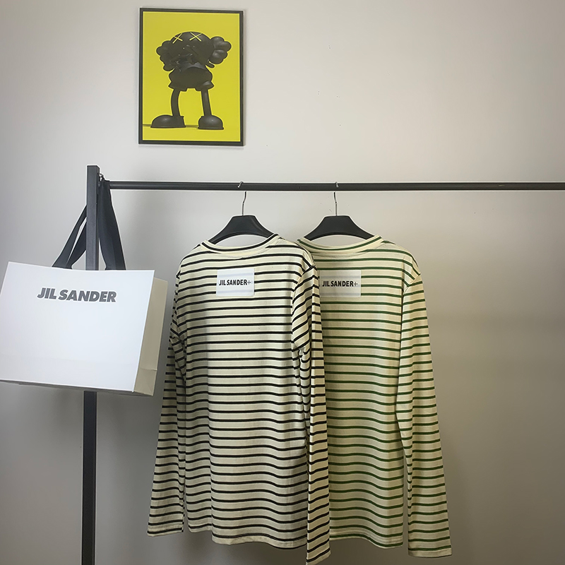 Casual simple style classic striped slim men's o-collar T-shirt cotton women's long sleeve base shirt Tops Tee
Casual simple style classic striped slim men's o-collar T-shirt cotton women's long sleeve base shirt Tops Tee