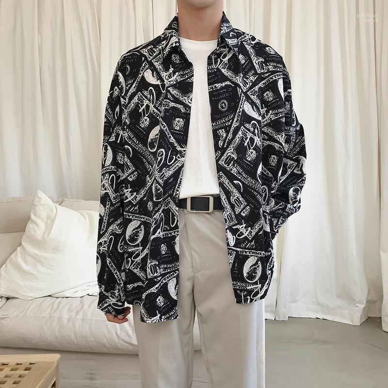 Autumn Men's Fashion Trend Loose Black Color Shirt Printing Male Coat Clothes Shirts Camisa Masculina Plus Size -2XL Casual Sybi22
Autumn Men's Fashion Trend Loose Black Color Shirt Printing Male Coat Clothes Shirts Camisa Masculina Plus Size -2XL Casual Sybi22