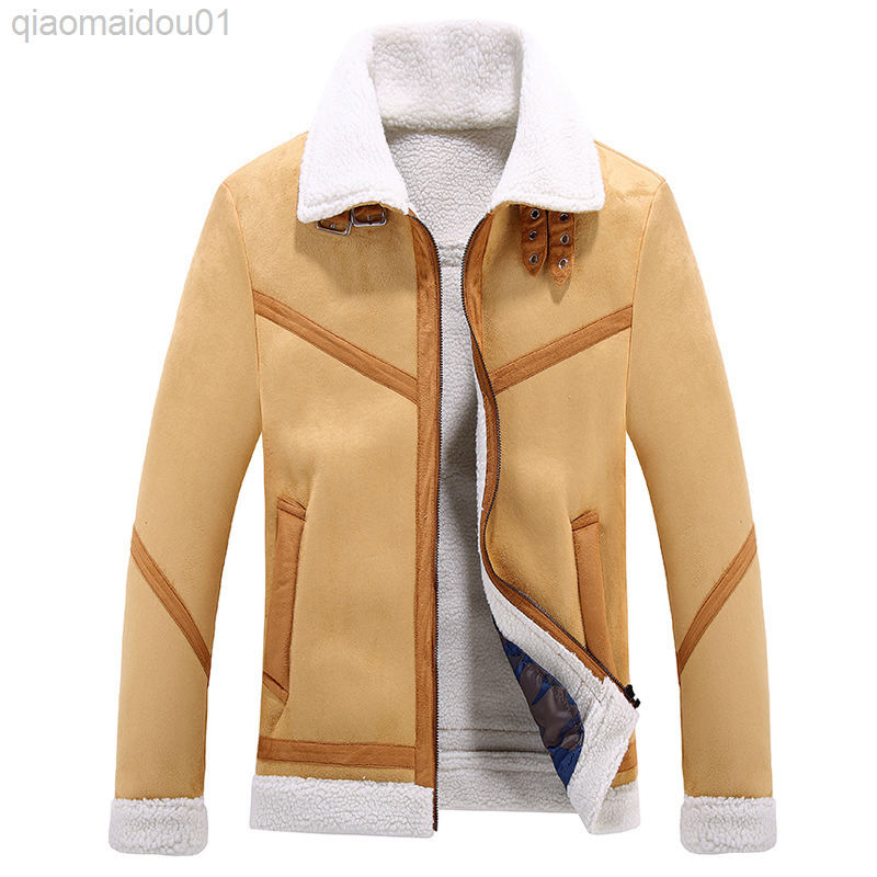 New Winter Motorcycle Bomber Jackets And Jacket Men Military Army Suede Jackets Fleece Windbreaker Warm Outfit Drop Shipping L220726, Camel
New Winter Motorcycle Bomber Jackets And Jacket Men Military Army Suede Jackets Fleece Windbreaker Warm Outfit Drop Shipping L220726, Camel