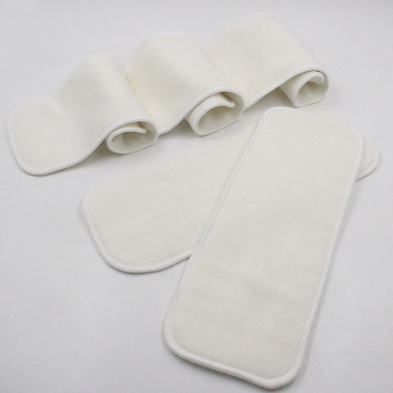 Pororo organic hemp insert 4 layers for reusable cloth diaper, coming super absorbent diaper inserts baby nappies 220512