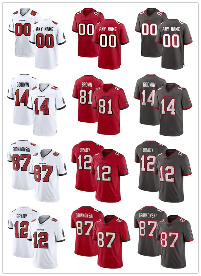

12 Tom Brady 14 Chris Godwin 13 Mike Evans 45 Devin White 54 Lavonte David 6 Baker Mayfield 29 Rachaad White 17 Russell Gage 88 Cade Otton Football Jersey, Colour