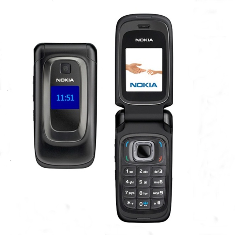 

Original Refurbished Cell Phones Nokia 6085 GSM 2G Flip phone elderly phone Nostalgia Gift, Pink