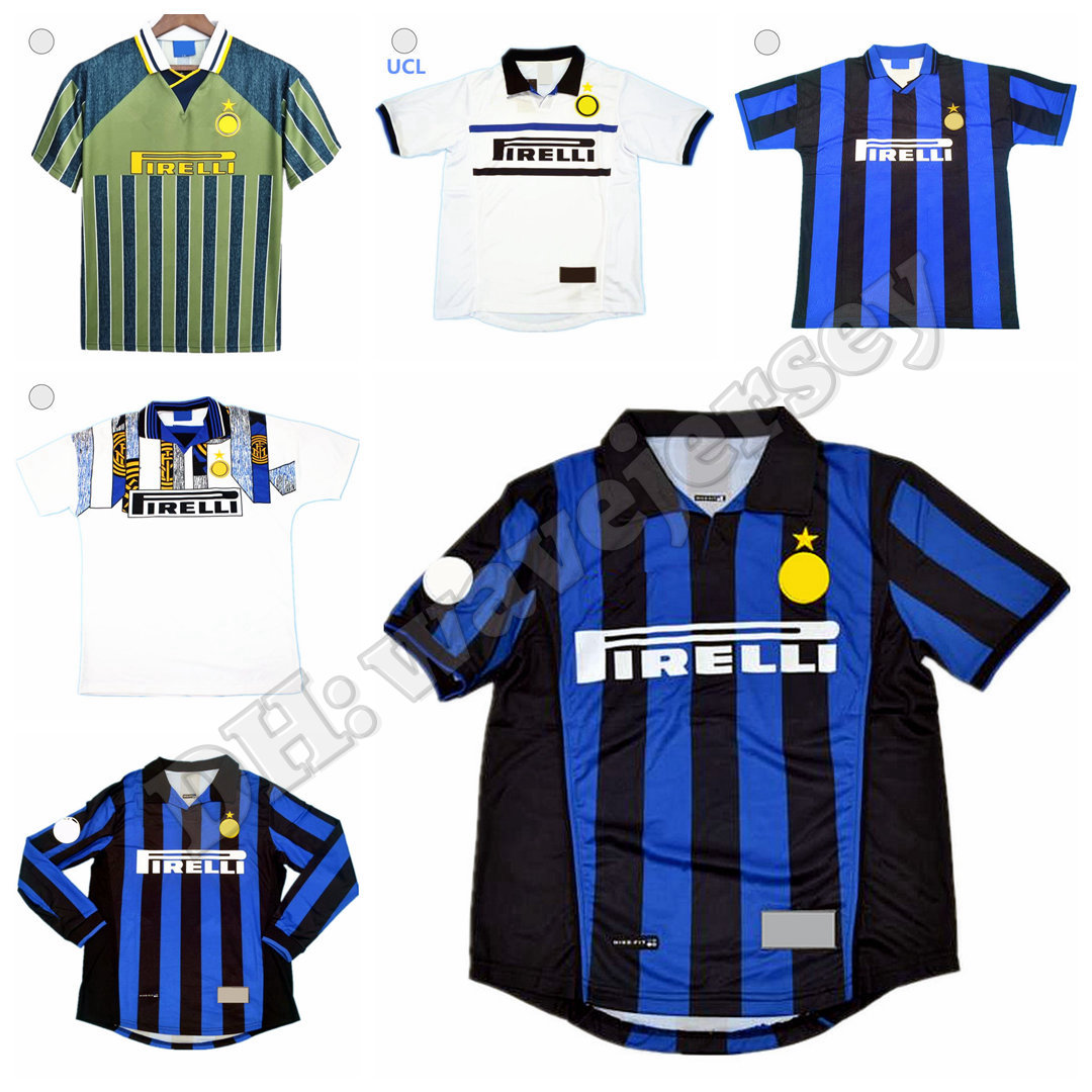 95 96 98 99 Soccer Jerseys Retro maillot classic vintage camisetas football shirts Uniforms UCL men home away RONALDO ZAMORANO BAGGIO ADRIANO ZANETTI INTER MILANs, 95/96 home league
95 96 98 99 Soccer Jerseys Retro maillot classic vintage camisetas football shirts Uniforms UCL men home away RONALDO ZAMORANO BAGGIO ADRIANO ZANETTI INTER MILANs, 95/96 home league