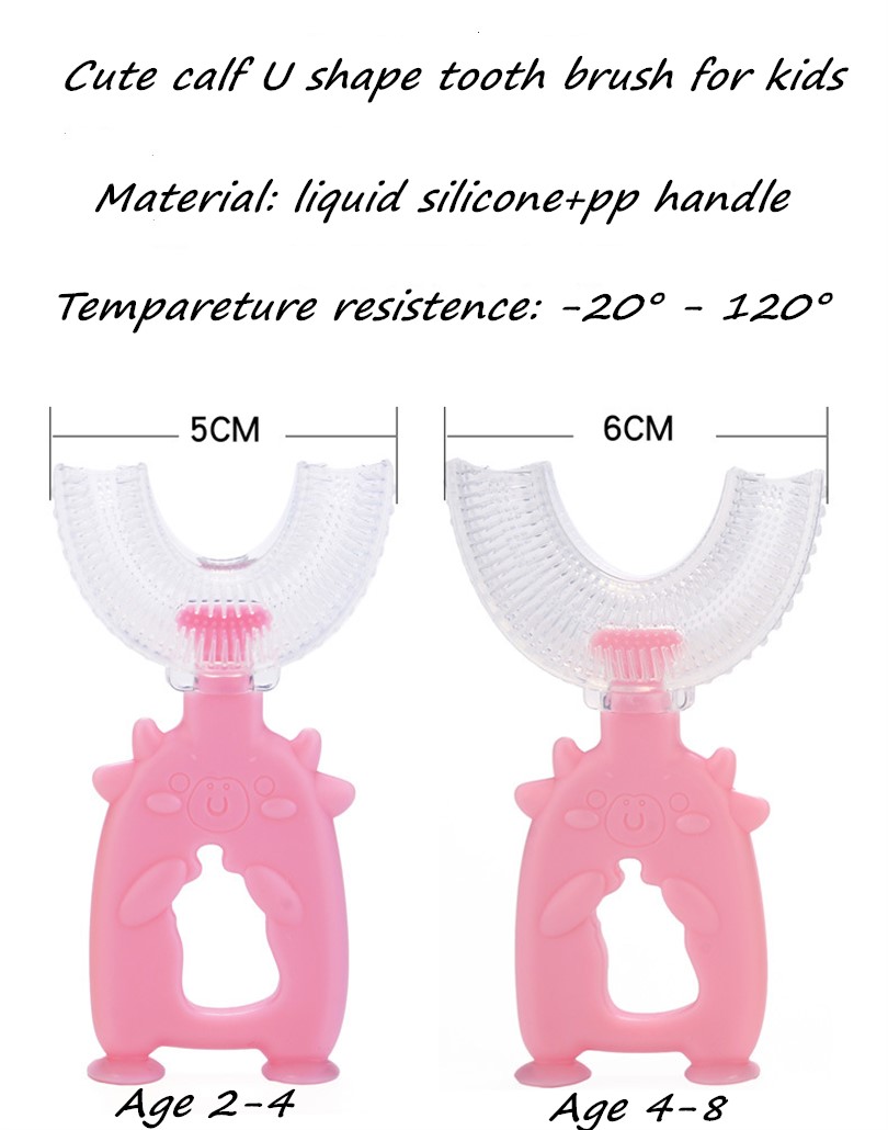 Baby Use Toothbrush Food Grade Silicone Factory Wholesale Kids Oral Health Care Children Tooth Brush Clean Teeth Stain Removal Tools