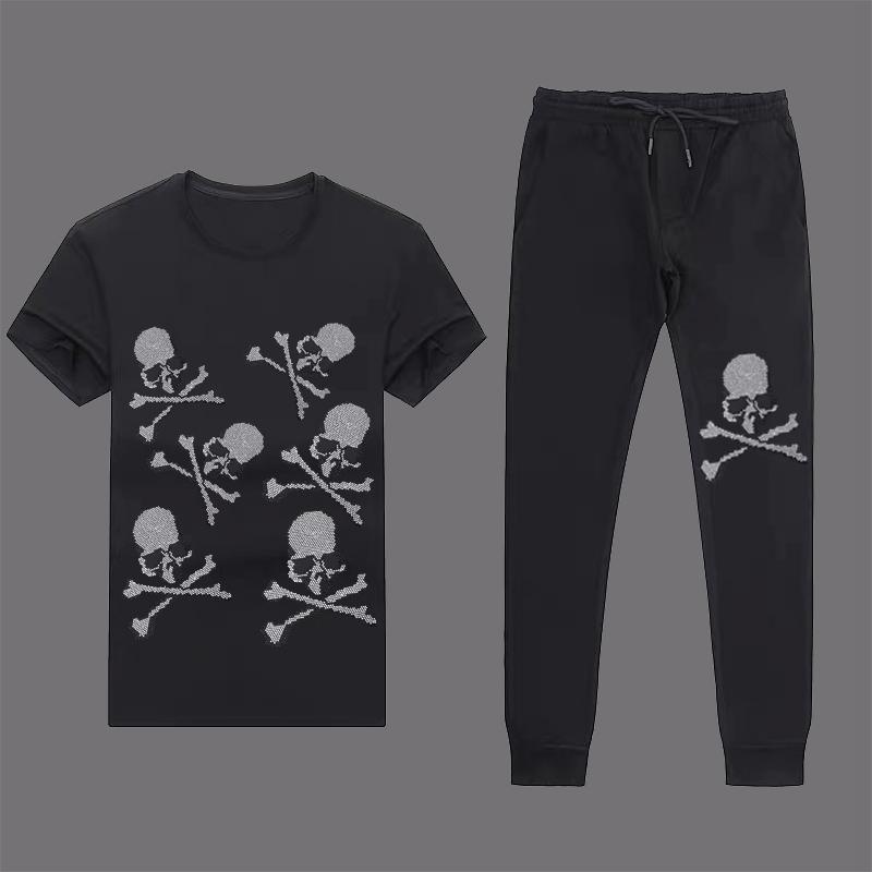 Men's Tracksuits Spring Trend Tracksuit Men T-Shirt Casual Cotton Rhinestone Style Skull Tees And Trousers Fashion Sweatshirt 5XL, As shown asian size
Men's Tracksuits Spring Trend Tracksuit Men T-Shirt Casual Cotton Rhinestone Style Skull Tees And Trousers Fashion Sweatshirt 5XL, As shown asian size