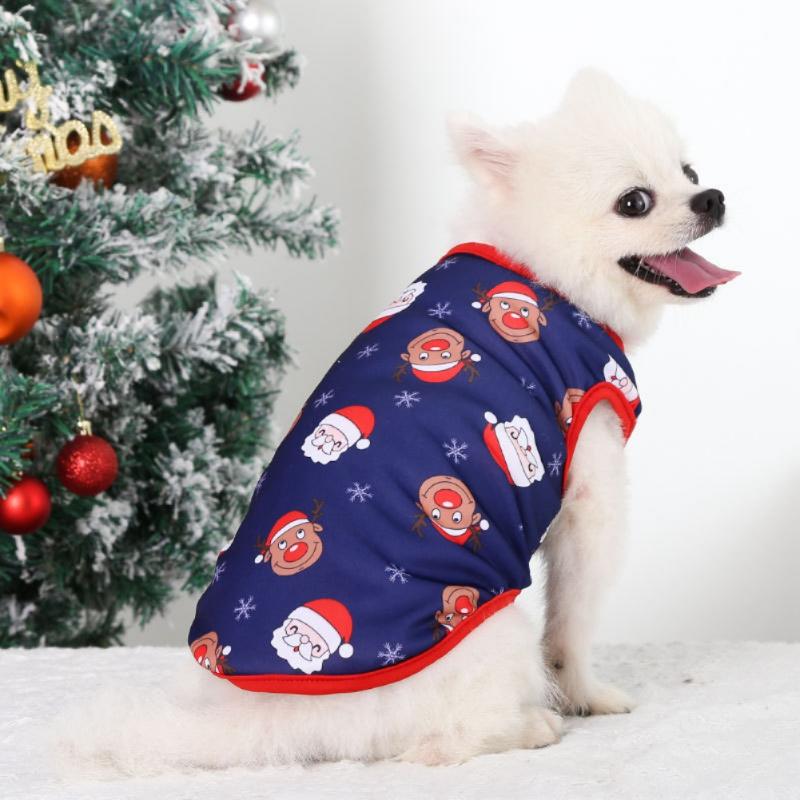 Dog Apparel Christmas Clothes Year Pet Vest Shirt Warm Pets Dogs Clothing For Small Large Yorkies Costume
Dog Apparel Christmas Clothes Year Pet Vest Shirt Warm Pets Dogs Clothing For Small Large Yorkies Costume