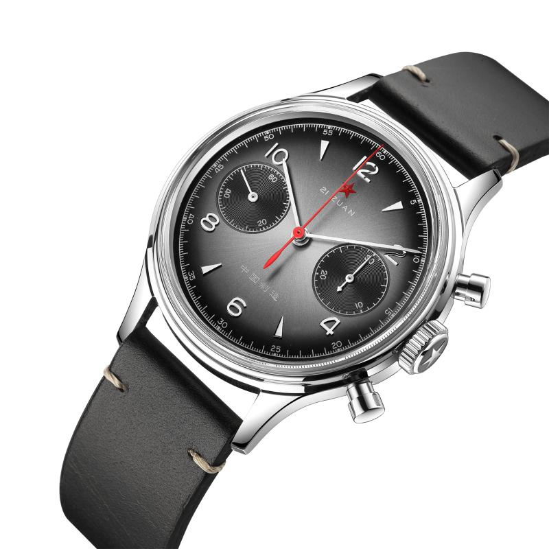 Wristwatches 38mm Grey SEAKOSS 1963 Chronograph Men's Sapphire Acrylic Glass ST19 Seagull Hand Winding Movement Mechanical Watches, Gray acrylic
Wristwatches 38mm Grey SEAKOSS 1963 Chronograph Men's Sapphire Acrylic Glass ST19 Seagull Hand Winding Movement Mechanical Watches, Gray acrylic