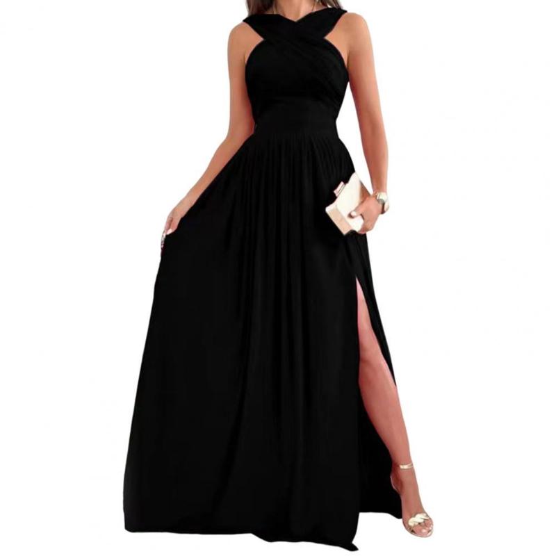Skirts Summer Sexy Women Banquet Dress Solid Color V Neck Cross Off Shoulder Pleated Prom Wedding Female Party VestidosSkirts, Black
Skirts Summer Sexy Women Banquet Dress Solid Color V Neck Cross Off Shoulder Pleated Prom Wedding Female Party VestidosSkirts, Black