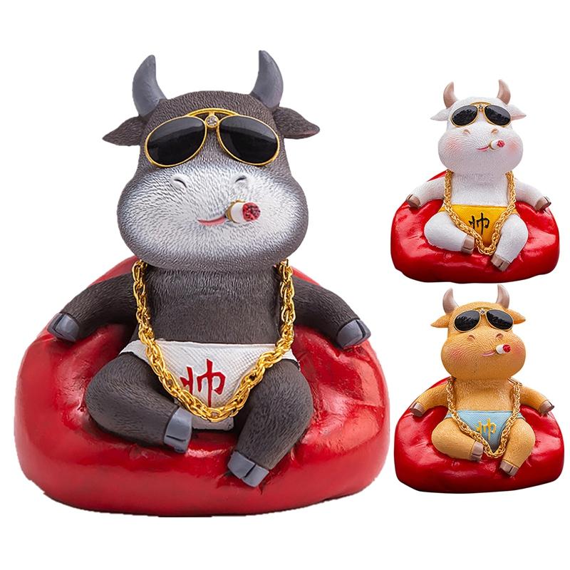 Interior Decorations Car Ornament Resin Cattle Decoration Dashboard Decor Ornaments Auto Accessories
Interior Decorations Car Ornament Resin Cattle Decoration Dashboard Decor Ornaments Auto Accessories