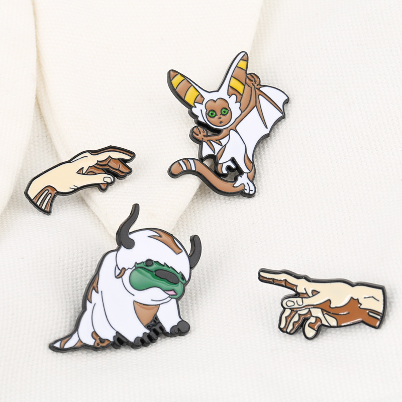 Anime The Last Airbender Momo Enamel Brooch Pins Metal Badges Lapel Pin Brooches Jackets Jeans Fashion Jewelry Accessories, Mixed colors
Anime The Last Airbender Momo Enamel Brooch Pins Metal Badges Lapel Pin Brooches Jackets Jeans Fashion Jewelry Accessories, Mixed colors