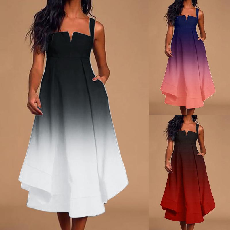Casual Dresses Women Summer For 2022 Gradient Printing Trendy Midi Evening Dress Sleeveless V Neck Ruffle WomenCasual, Black
Casual Dresses Women Summer For 2022 Gradient Printing Trendy Midi Evening Dress Sleeveless V Neck Ruffle WomenCasual, Black