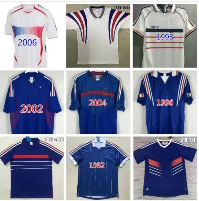 2000 1998 2006 RETRO VINTAGE soccer jerseys 10 ZIDANE #12 HENRY MAILLOT DE FOOT 98 Ribery TREZEGUET shirt, 1998 away
2000 1998 2006 RETRO VINTAGE soccer jerseys 10 ZIDANE #12 HENRY MAILLOT DE FOOT 98 Ribery TREZEGUET shirt, 1998 away