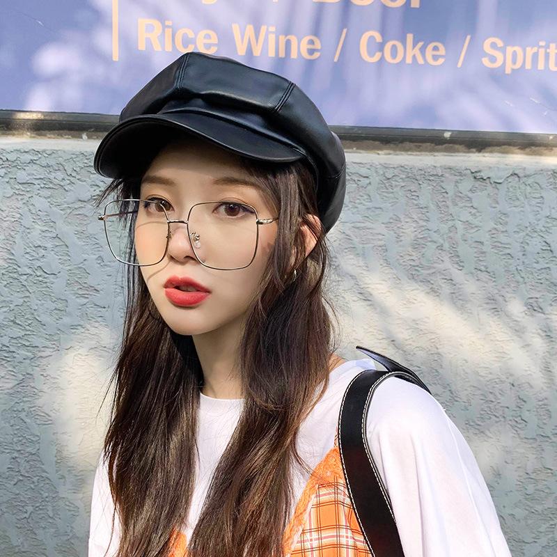 Berets Leather Octagonal Cap Hat Women Winter Autumn Casual Beret Girls Artist Painter Man Flat Top CapBerets, Black
Berets Leather Octagonal Cap Hat Women Winter Autumn Casual Beret Girls Artist Painter Man Flat Top CapBerets, Black